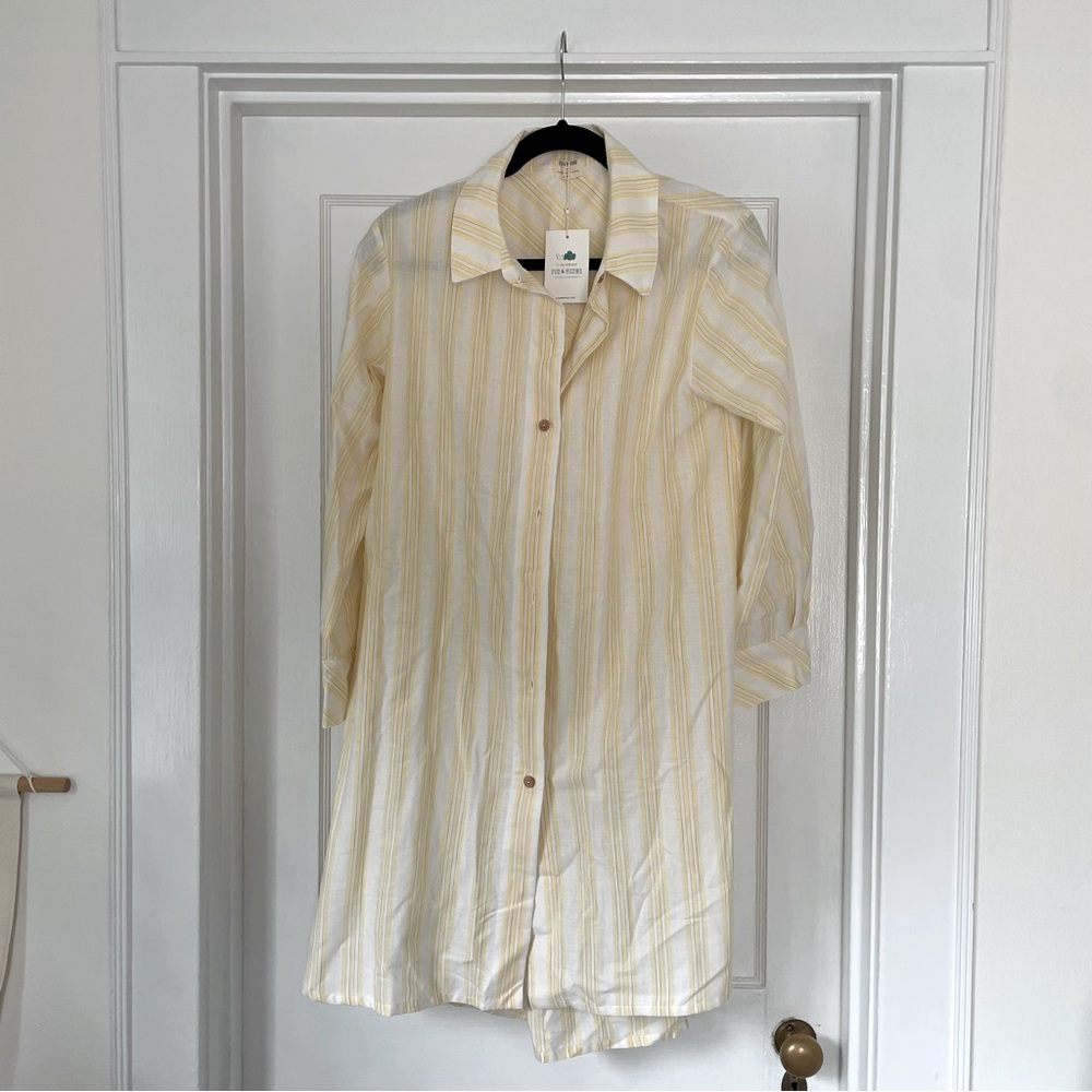 Fin and Vince Women’s Striped Shirt Dress